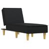 VidaXL Chaise Longue Black Fabric 352833