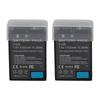 2Pcs EN EL25 Camera Battery Replacement High Capacity 1350mAh 7.6V Lithium Battery for Nikon Z30
