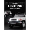 1/24 Toyota FJ Land Cruiser SUV Off Road Leketøysbil Støpt Metalllegeringskjøretøy Miniatyrmodellsamling Gave til Gutt Barn