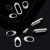 2pcs/1pc No Fade Stainless Steel Spring Lobster Clasp Oval Clasps for Keychain Keyring Carabiner Key Holder DIY Jewelry Making