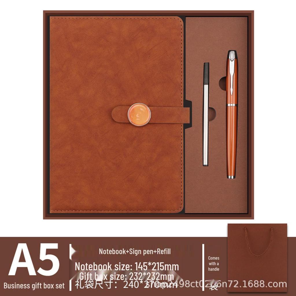High-Grade Customizable Business Notebook Gift Set with Logo Printing