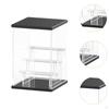 Acrylic Case for Displaying Miniature Models and Figurines, Storage Solution Home Desk