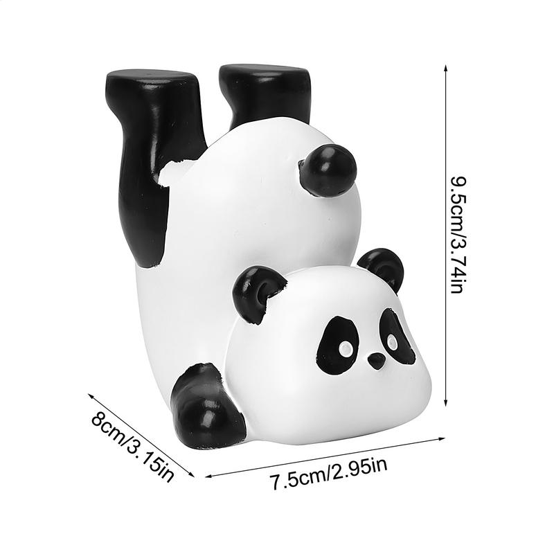 Animal Glasses Holder Resin Panda Shape Eyeglass Holder Funny Decorative Eyeglasses Organizer Display Stand for Nightstand Desk