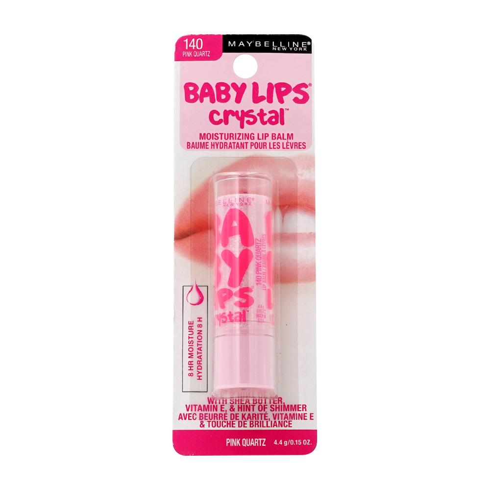 Baby Lips Crystal Moisturizing Lip Balm 140 Pink Quartz, 0.15 oz