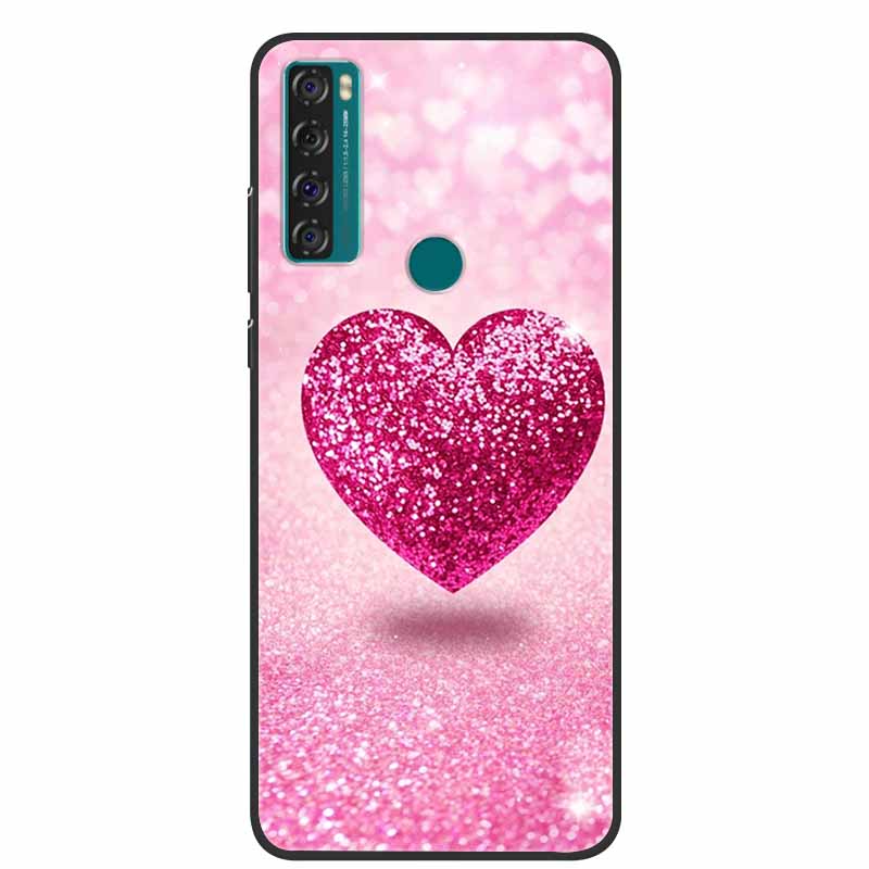 For TCL 20SE Case 20L+ 20L 20S Paint Soft TPU Silicone Phone Cover for TCL 20L Case Coque20s 20 s T775H T774H TCL 20 se 20 Plus