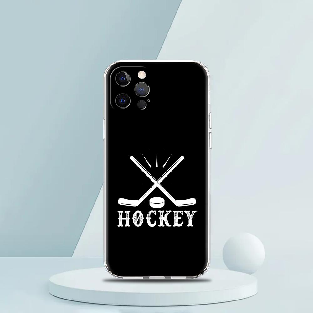 Eishockeyfeld Luxus Handyhülle Für iPhone 16 15 14 13 12 11 Pro Max XS X XR SE 7 8 Plus Weiches Silikon Klare Hülle