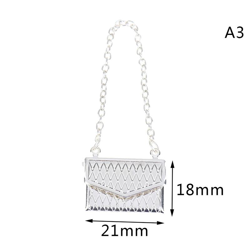 1:6 1:12 Dollhouse Miniature Bag Backpack Shoulder Bag Shopping Purse Handbag Bucket Bag Doll Decor Adjustable Shoulder Straps
