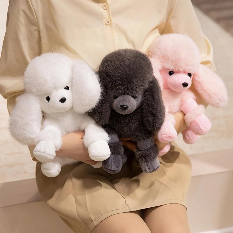 Simulation Poodle Dog Plush Toys Cute Poodle Plush Toy Puppy Dog Plush Stuffed Animal Dog Kid Birthday Gift Holiday Gifts