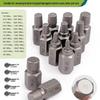 10-Piece Hex Socket Stripped Screw Extractor Set