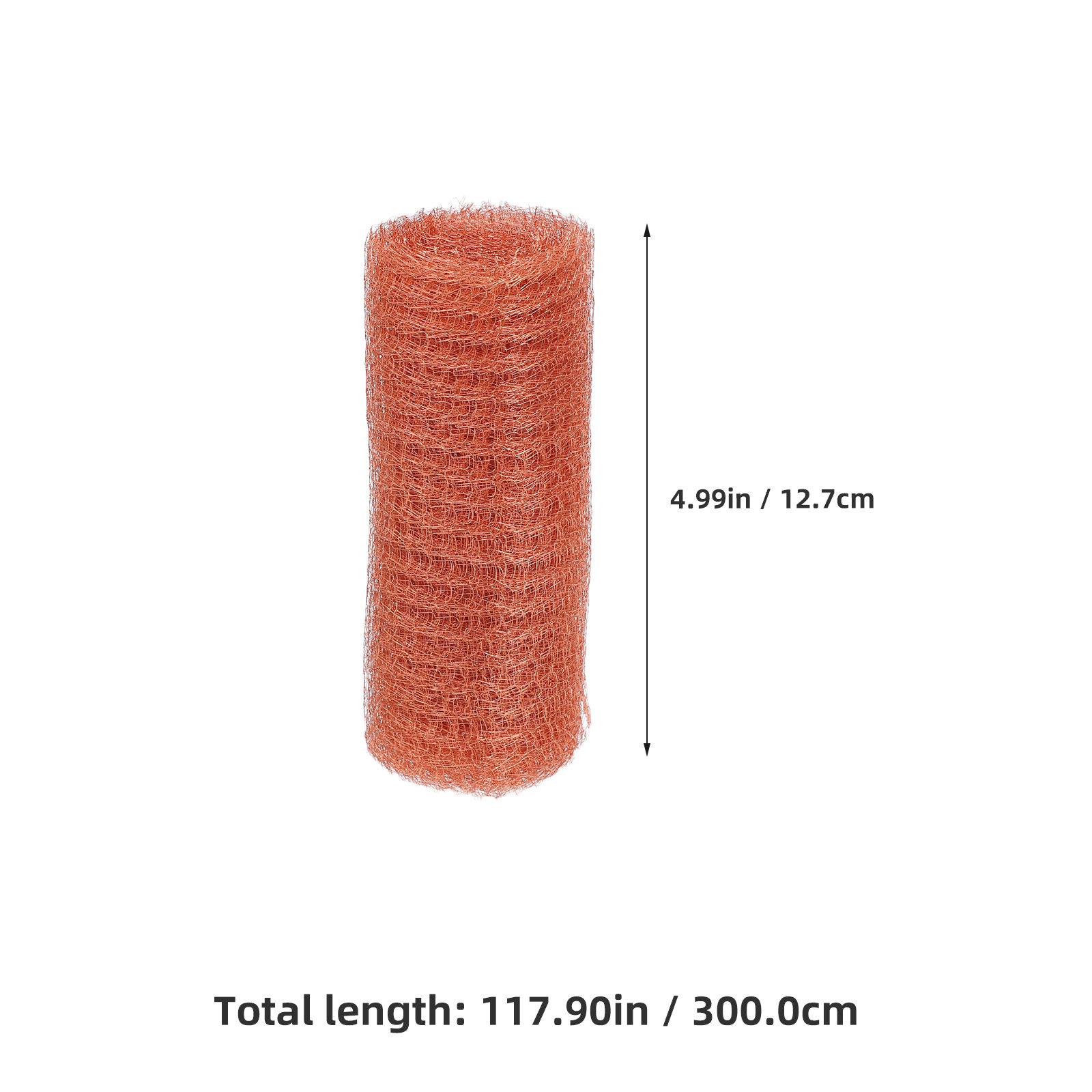 

300CM Copper Mesh Garden Protection Wire Copper Fabric DIY Hole Repair Pond Garden Netting For Greenhouse Cover Plant Protector