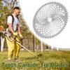 1-10pcs 9.95" 40T 60T Lawn Mower Blade Brush Cutter Blade Tree Trimmer Saw Blade Carbide Replacement Circular Saw Blade