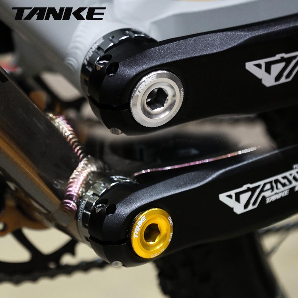 Carbon Guest TANKE Mountain Bike Aluminum Alloy Crankset Cover Screw for M18/M19/M20 BB Brackets