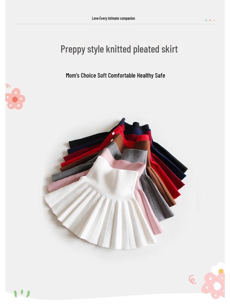 Dívčí midi sukně: Princeznovské plisované nadýchané šaty pro děti