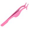 Stainless Steel False Eyelashes Auxiliary Clip Applicator False Eyelash Applicator ToolRose Red