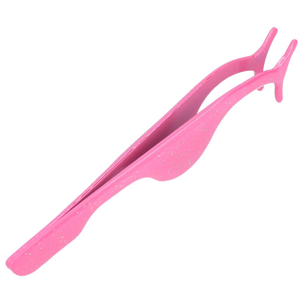 Stainless Steel False Eyelashes Auxiliary Clip Applicator False Eyelash Applicator ToolRose Red