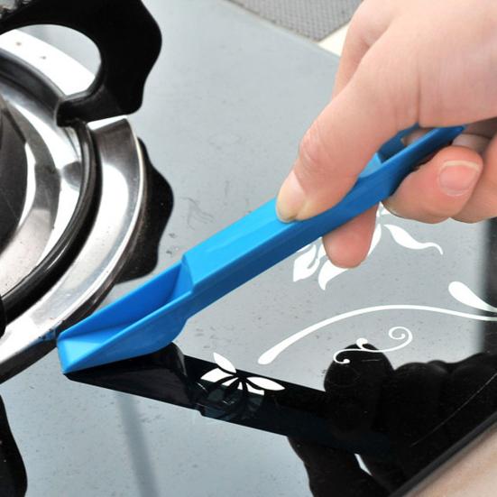 Keyboard Window Groove Cleaning Brush for Slits Slot Cleaning Tool with Dustpan