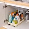 Anti-slip Pull Out Storage Tray Plastic Spice Box Storage Rack Drawer Spice Rack  for Living Room