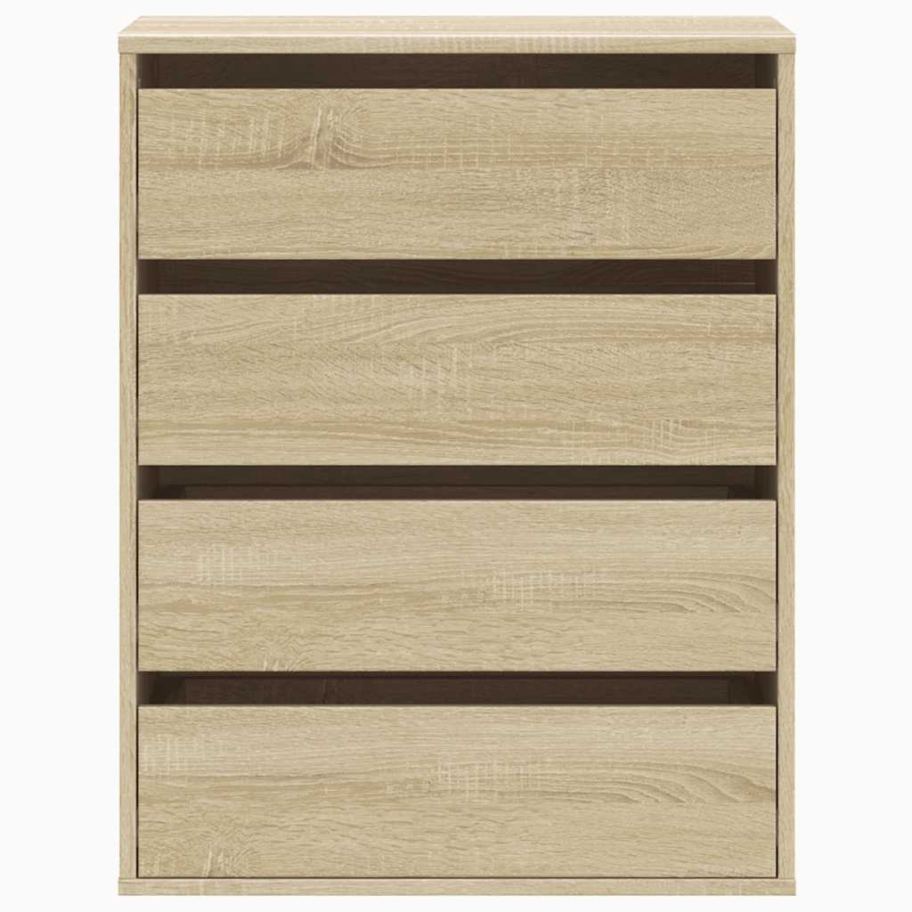 Dresser in Sonoma Oak Finish 60 x 41 x 76 cm Engineered Wood