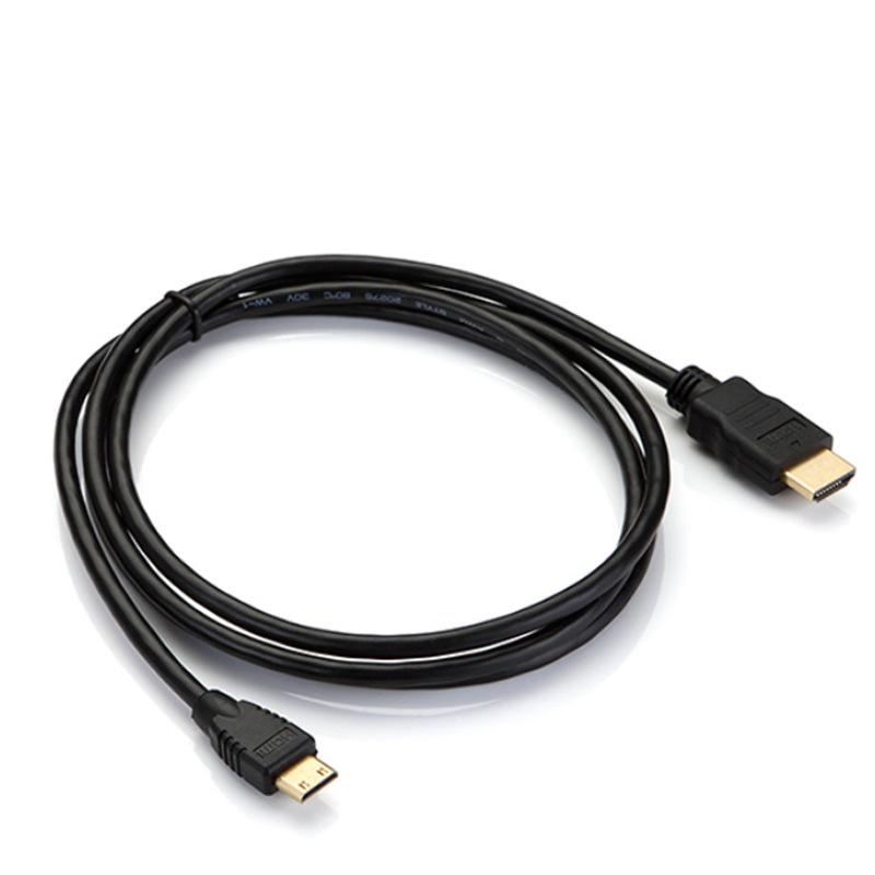 Mini HDMI-compatible To HDMI Cable 1080p 3D Gold Plated Plug For Monitor Tablet Camera DV Graphics Card HDTV Display Projection