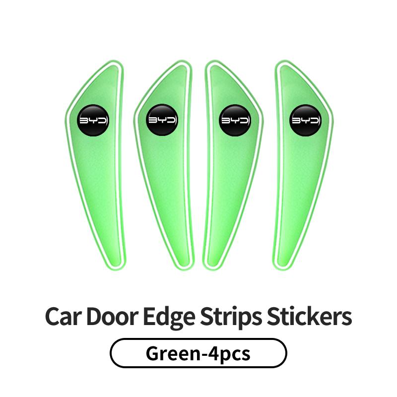 4PCS Car Door Edge Protector Guards Sticker Strip Accessories For Byd Song Plus Seal u Dmi Ev Seagull Atto Yuan Tang F3 E6