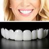 Upper & Lower Teeth Veneers - 2 Pairs Simulation Braces Sp On Veneers Smile Fake Teeth Cover Imperfect Teeth Perfect Whitening False Teeth One Size De