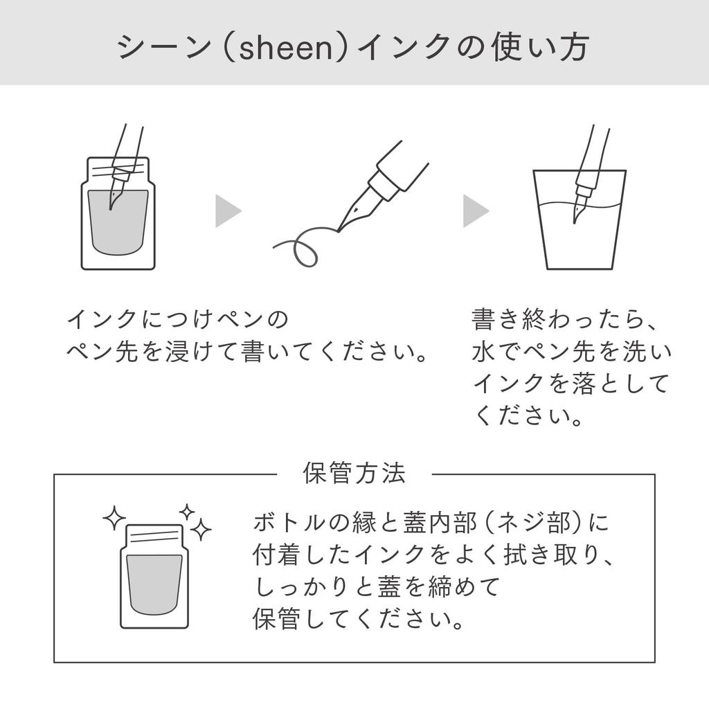 Sailor Fountain Pen Dip Pen Ink Set - Dipton + hocoro - Dark CaveScene Brush Lettering 10-0251-703