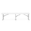 Catering Set Garden Folding Table + 2 Benches 180 Cm Plonos White