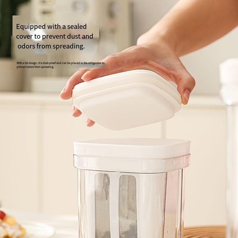 Greek Yogurt Making Set - Ultra Fine Mesh Strainer And Sturdy Flip-Top Rectangular Storage Box, Household Use