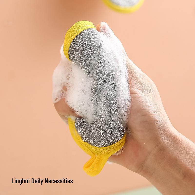 Multiple Styles Non-Stick Kitchen Cleaning Sponge & Scouring Brush Set