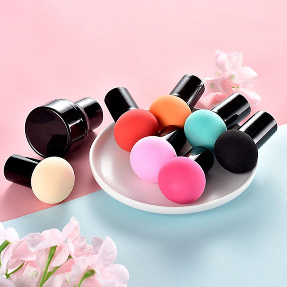 with Storage Box Makeup Sponge Mushroom Head Air Cushion New Cosmetic Puff Powder Beauty Tools