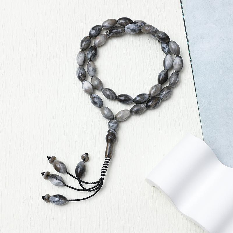 Arab Misbaha Kuk Beads Tasbih: 33-Bead Muslim Prayer Rosary