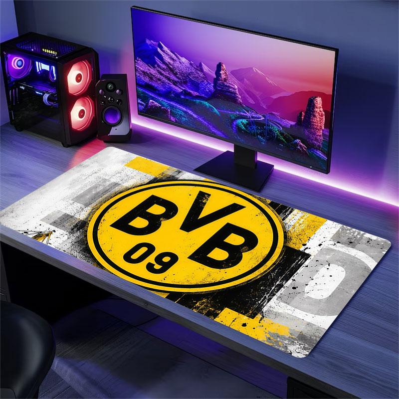 BVB Mouse Pad, Large Gaming Desk Mat, Non-slip XXL Mousepad for Laptop & Tablet, Mini PC Playmat with Stitched Edges