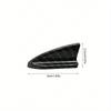 10pcs Car Modifications Shark Fin Antenna Roof Top Decorative Tail Fin Sticker Accessories