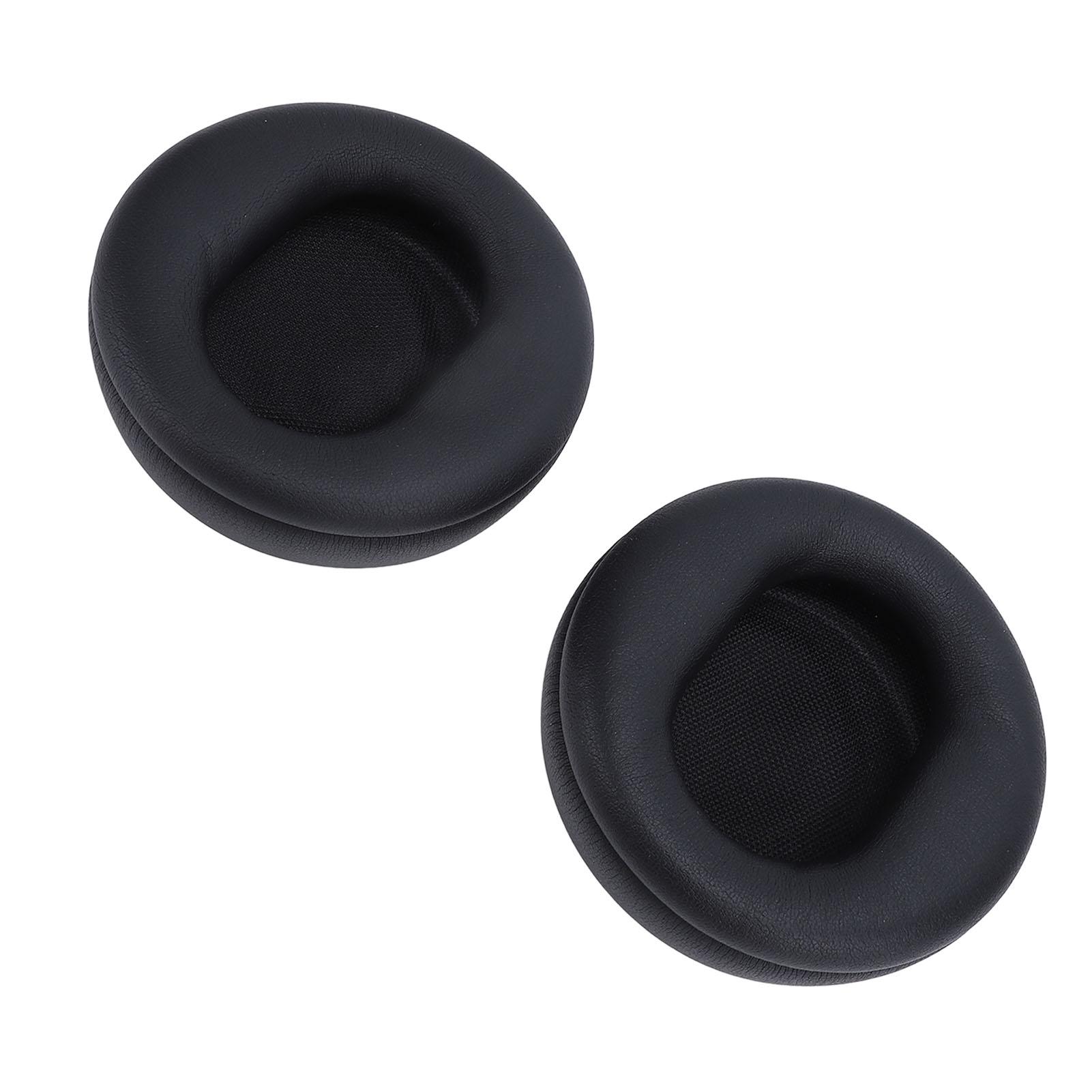 Амбушюры для наушников Мягкие протеиновые кожаные сменные наушники Амбушюры для поверхностных наушников чёрный