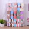 Coral Fleece Striped Children's Soft Absorbent Towel for Face and Hair Drying