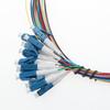 12 Strand Fiber Optic Pigtail LC/UPC Single Mode Low Insertion Loss with Ceramic Ferrule 1.5m for Optical Fiber LAN, Optical Fiber Communication