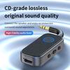 Bluetooth-compatible 6.0 Audio Converter 2-in-1 Wireless Audio Receiver 3.5mm Aux for TV Car PC Headphones Speakers