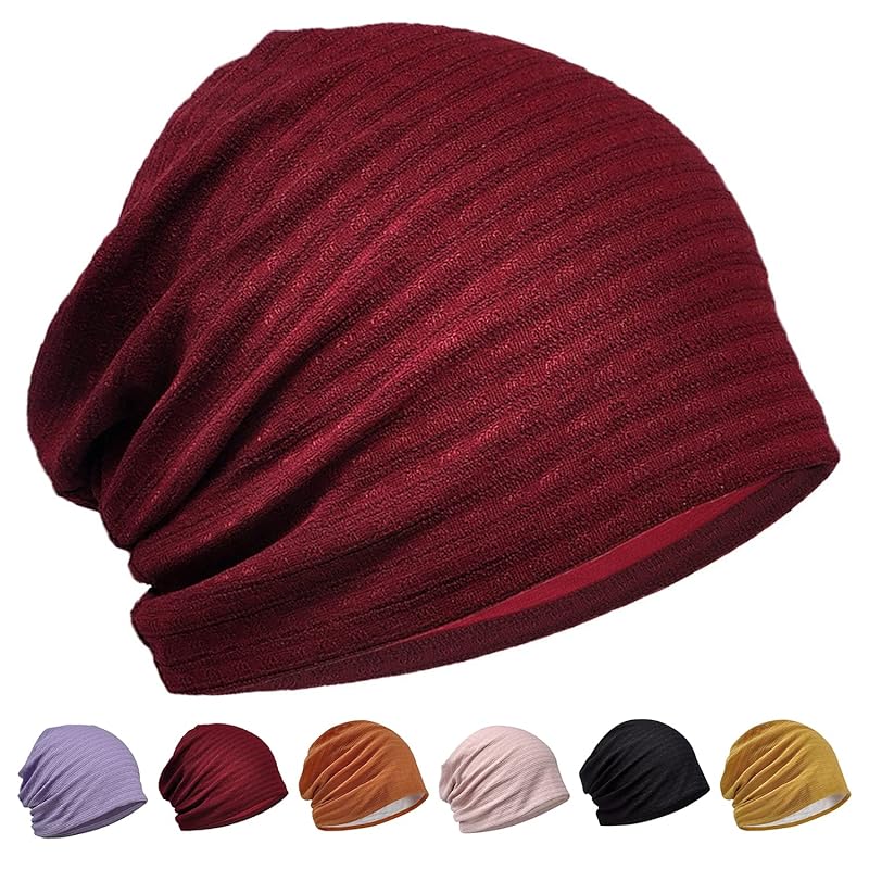 

[Pawinpaw] knit hat summer knit spring summer Autumn [Cotton/2-layer structure/Sweat-absorbent/quick-drying/Thin] cotton hat Plain color Antibacterial