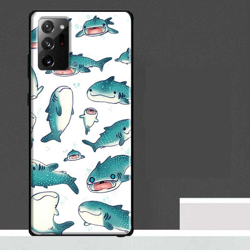 whale sharks Case For Samsung Galaxy S24 Ultra S23 S22 S21 S25 Ultra S9 S10 S20 Plus S25 FE Phone Cover