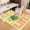 AKA Logo1 Printed Absorbent Washable Carpet, Non-Slip Bathroom Mats, Kitchen Rugs, Yoga Mat,Living Room Entrance, Camping Picnic Rugs