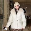 Down Cotton-padded Clothes Women's Winter New Big Fur Collar Design Bread Clothes Cotton-padded Jacket