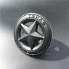3D Metal TEXAS EDITION Shield Pentagram Star Side Fender Door Emblem Badge Car Stickers For JEEP Wrangler Liberty Grand Cherokee ALU1