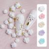50Pcs/Bag Nail Art Decoration 3D Resin Flower Valentine Nail Beads Charms Supplies for DIY Jewelry Manicure Design Accessories