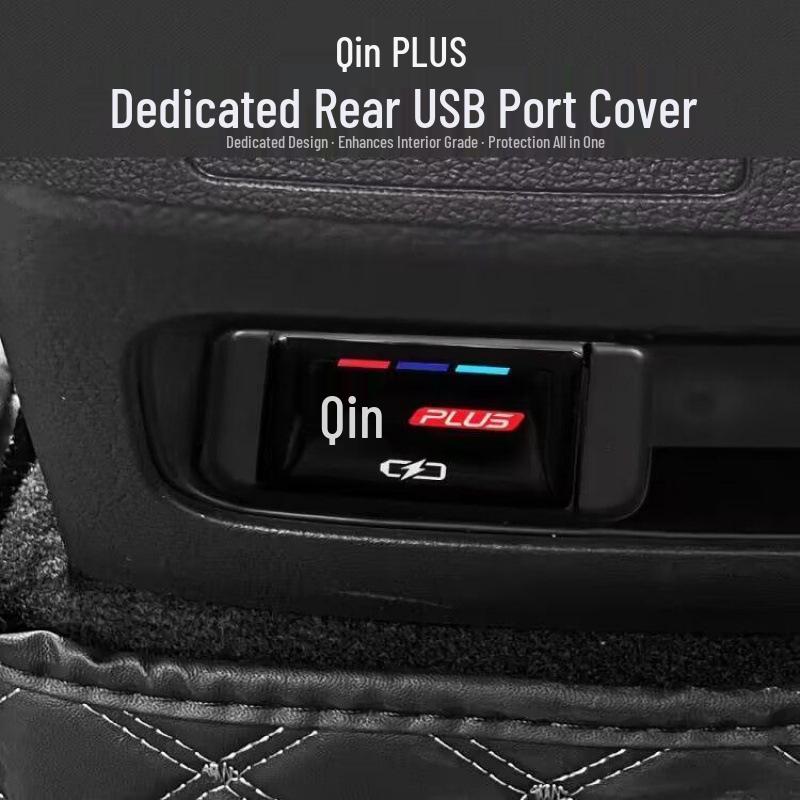 BYD Qin PLUS-DMI/EV Rear USB Port Dustproof Waterproof Decorative Sticker