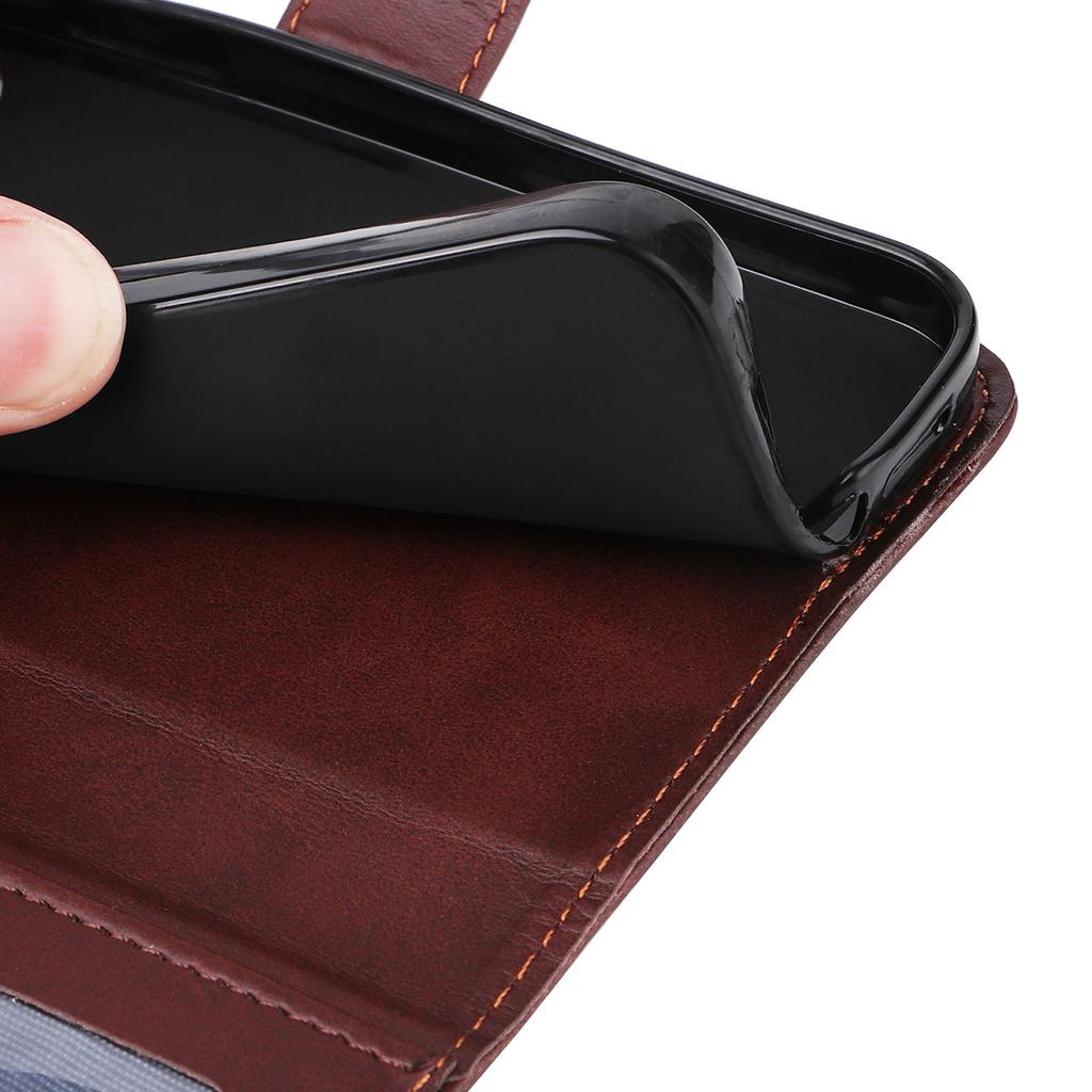 For Xiaomi Redmi A5 4G (171.7*77.8*8.3mm) PU Leather Wallet Case ENKAY HAT PRINCE Phone Stand Cover with Tempered Glass