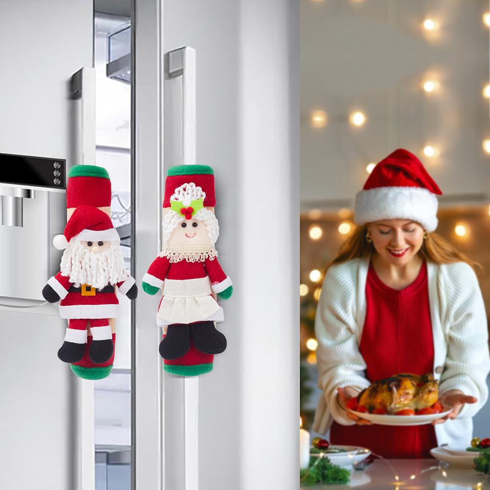 Christmas Celebration Christmas Decor Festive Handle Covers Perfect For Microwaves Protection From Grease Stains And Water
