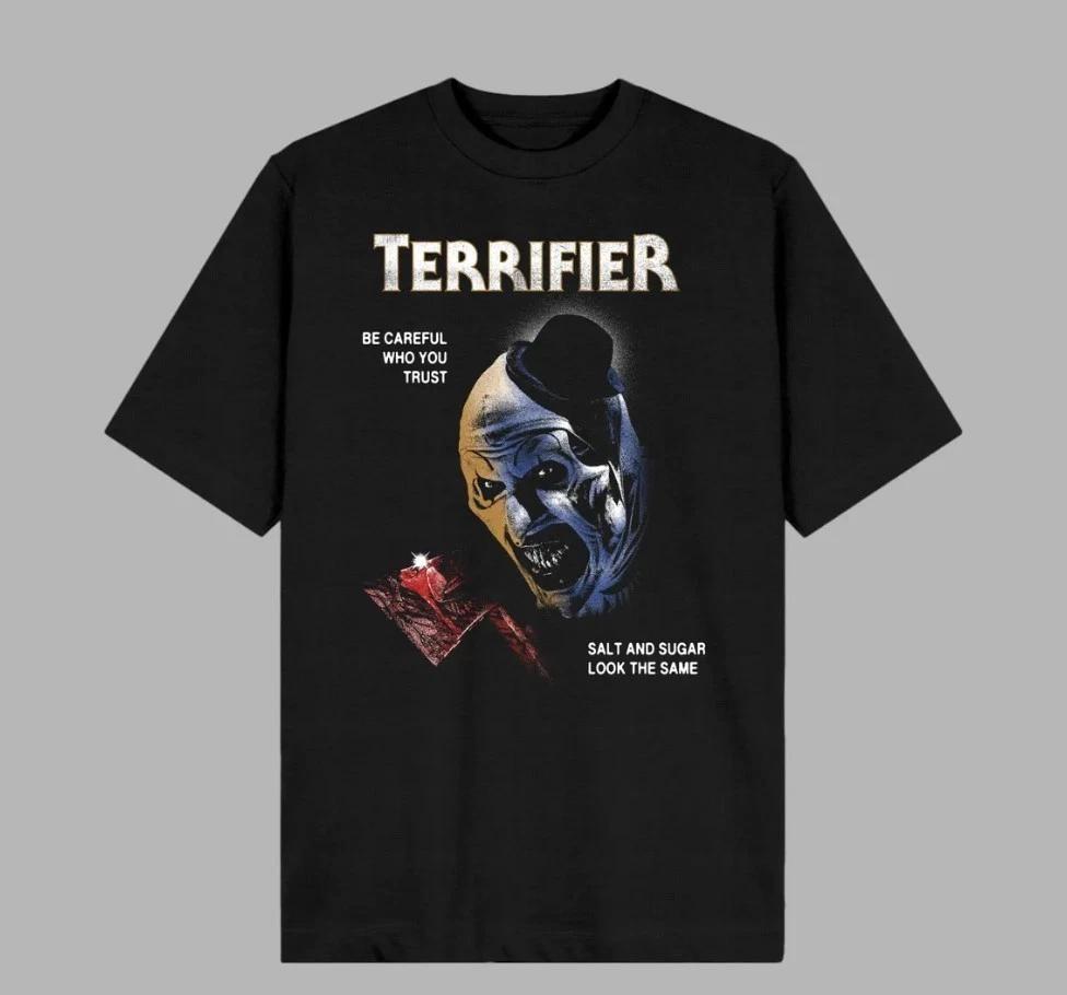 

Terrifier Movie Shirt Art the Clown Graphic Tee | Horror Slasher Film T-Shirt 4XL