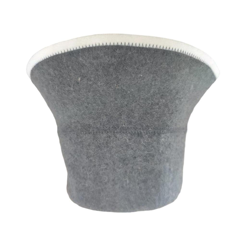 Felt Sauna Hat Wool Sauna Hat Thickened Wool Felt Absorbent