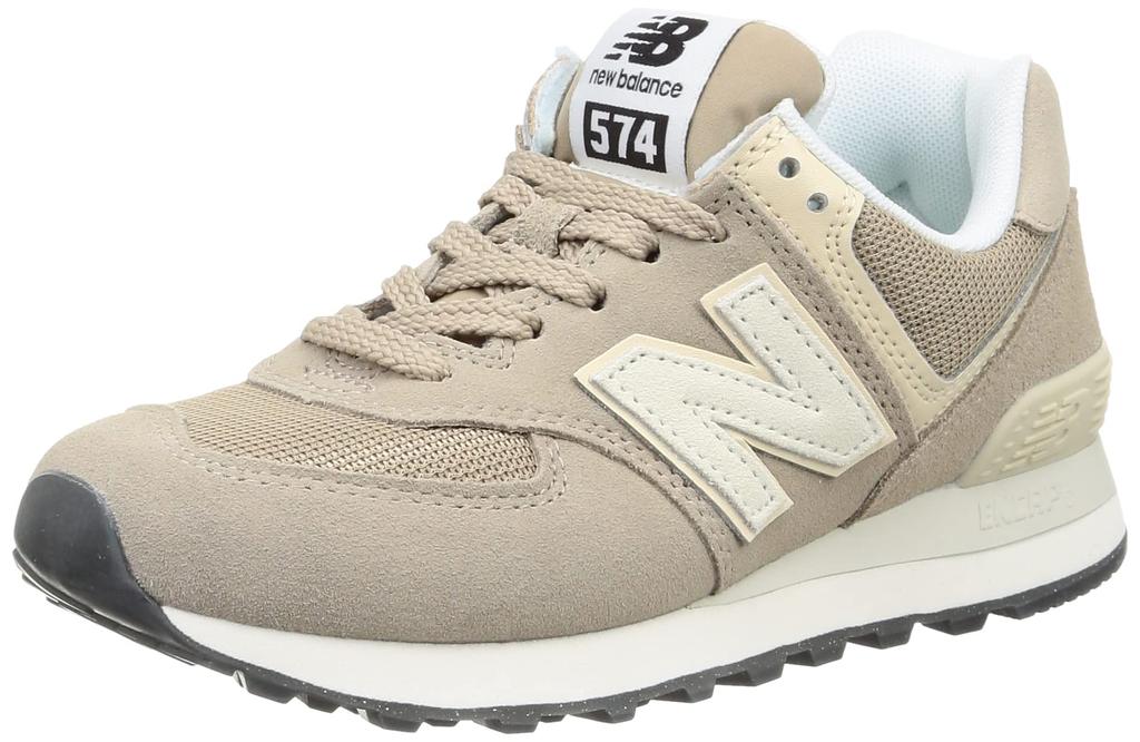 New Balance U574 WO2 Sneakers Size D (Beige), 24.5 cm,