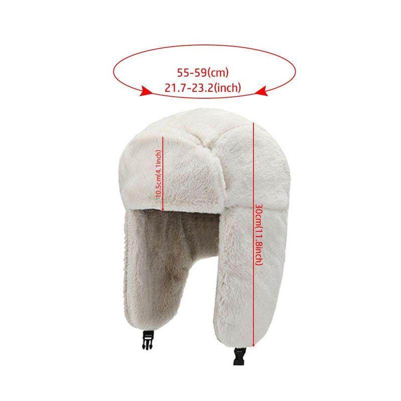 Warm Windproof Earflap Bonnet Bomber Hat Snow Caps Russian Ushanka Winter Hat